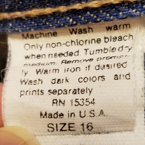 Vintage Essentials Sport Exposed Button Fly High Rise Mom Curvy jeans USA sze 30 - Picture 7 of 8